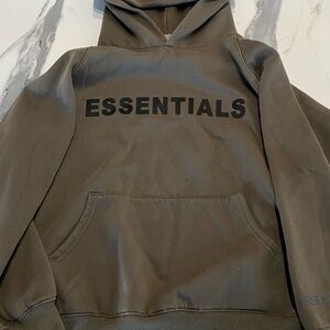 Essentials Men's Hoodie - Dark Olive